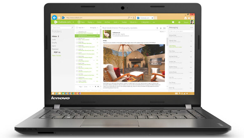 Lenovo IdeaPad 100 Computer portatile 35,6 cm (14") Intel® Celeron® 2 GB DDR3L-SDRAM 500 GB HDD Wi-Fi 4 (802.11n) Windows 10 Home Nero