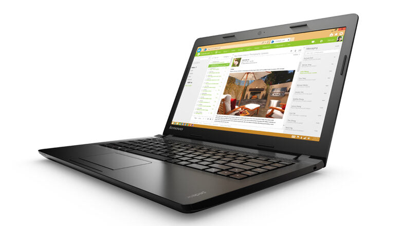 Lenovo IdeaPad 100 Computer portatile 35,6 cm (14") Intel® Celeron® 2 GB DDR3L-SDRAM 500 GB HDD Wi-Fi 4 (802.11n) Windows 10 Home Nero
