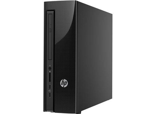 HP Slimline 410-000nl DDR3-SDRAM i3-4170 Desktop Intel® Core™ i3 di quarta generazione 4 GB 1000 GB HDD Windows 10 Home PC Nero