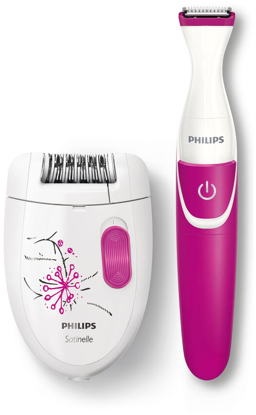 Philips Satinelle Essential Epilatore, rifinitore zona bikini HP6548/01