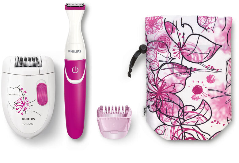 Philips Satinelle Essential Epilatore, rifinitore zona bikini HP6548/01