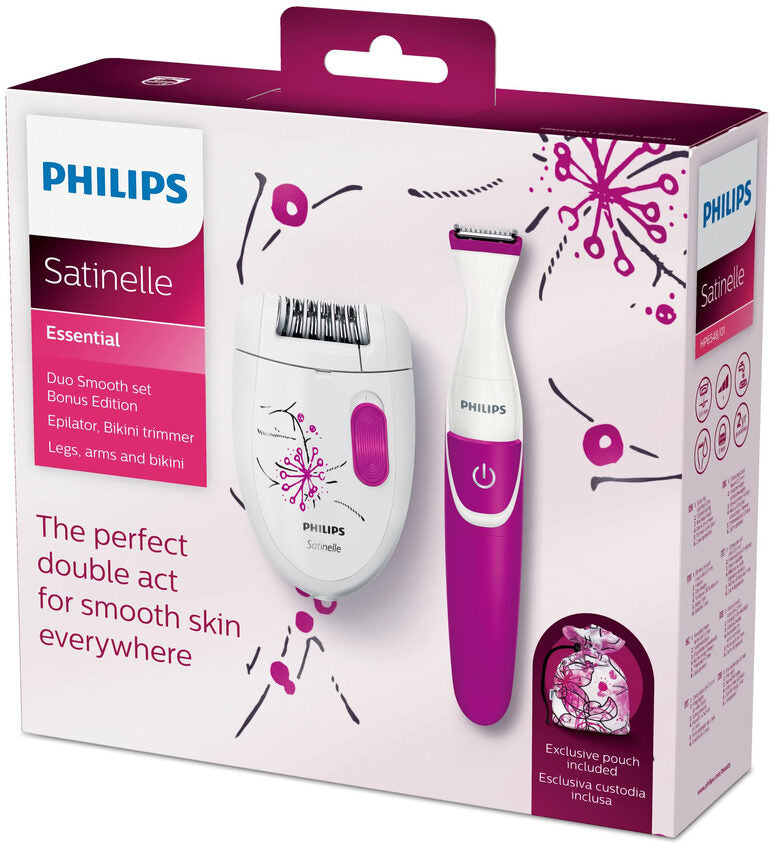 Philips Satinelle Essential Epilatore, rifinitore zona bikini HP6548/01