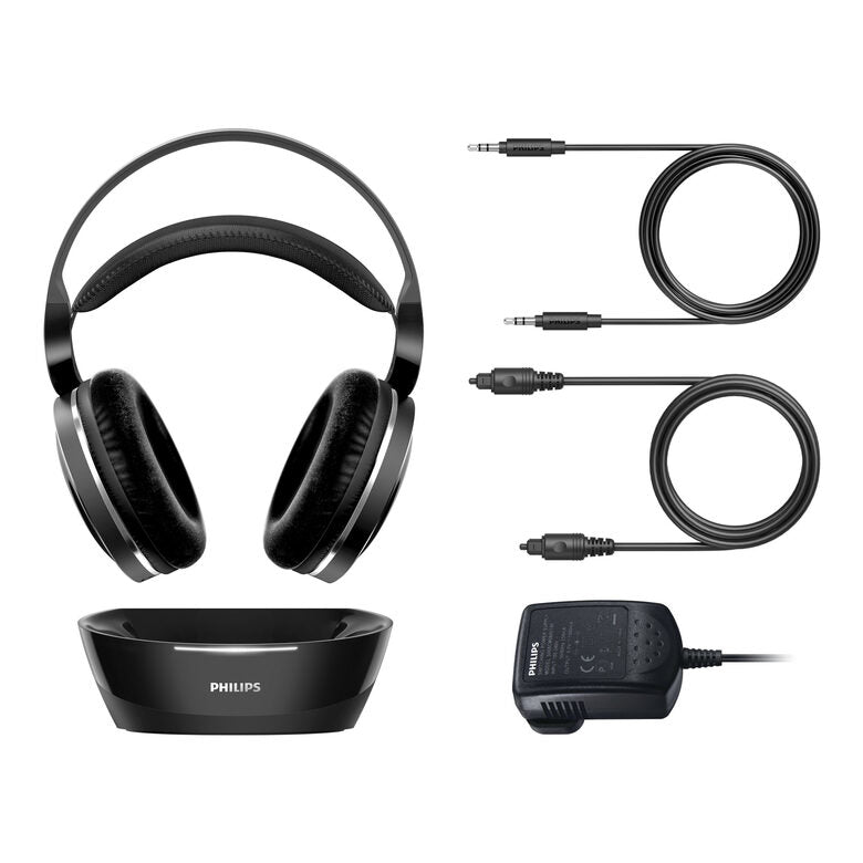 Philips SHD8850/12 cuffia e auricolare Wireless Cuffie A Padiglione MUSICA Nero