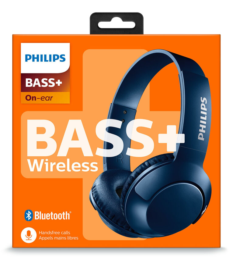 Philips Cuffie sovrauricolari wireless con microfono SHB3075BL/00