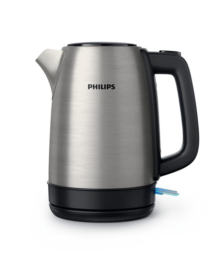 Philips Daily Collection Bollitore in metallo da 1,7 l con spia e coperchio a molla