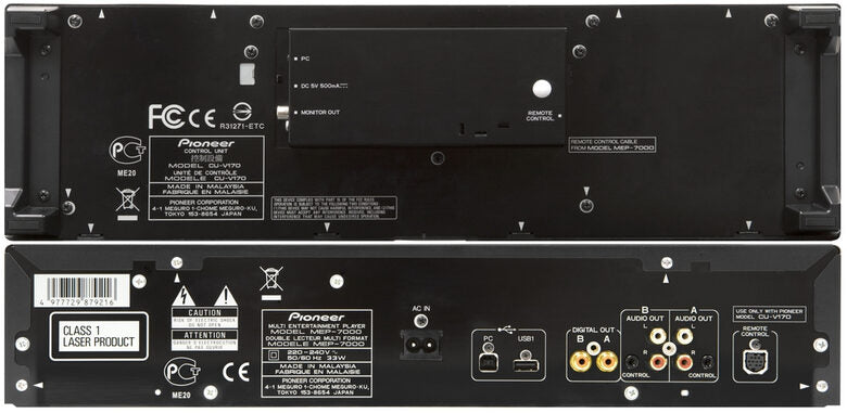 Pioneer MEP-7000 mixer audio 4 - 20000 Hz