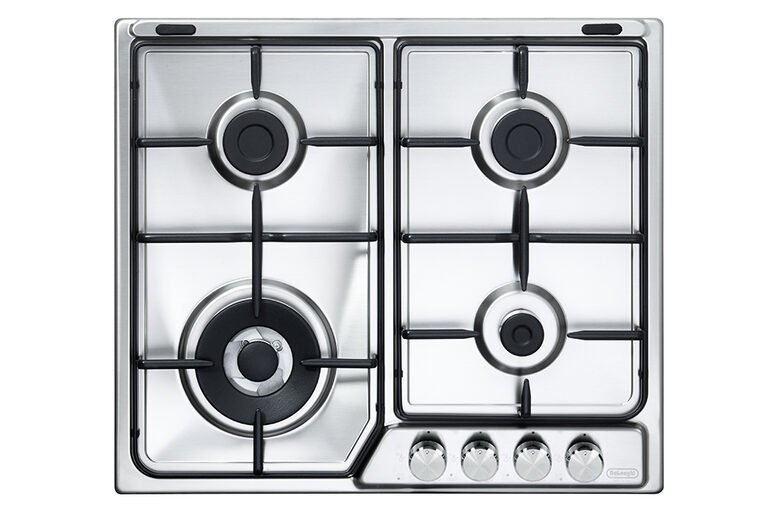 De?Longhi IF 46 ASDV SP N piano cottura Acciaio inossidabile Da incasso 58 cm Gas 4 Fornello(i)
