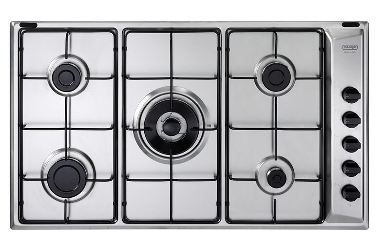 De?Longhi YAL 59 DD piano cottura Acciaio inossidabile Da incasso 86 cm Gas 5 Fornello(i)